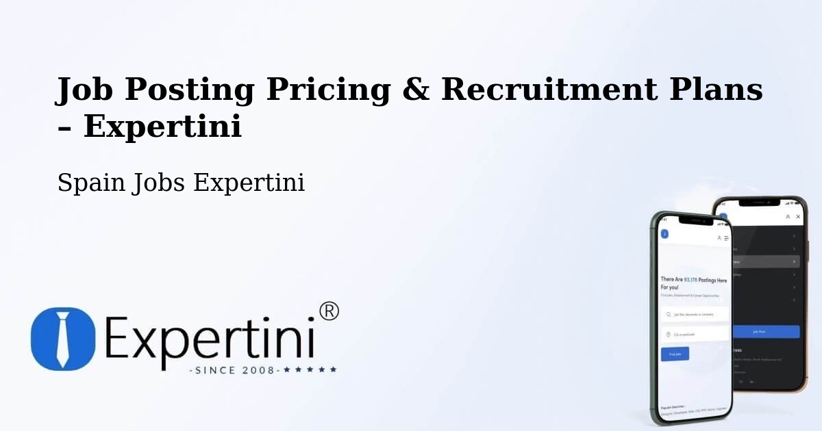 Job Posting Pricing & Recruitment Plans – Frasno El - Frasno El, Spain Jobs Expertini